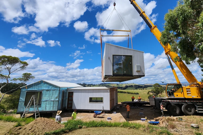 Modular Home Delivery